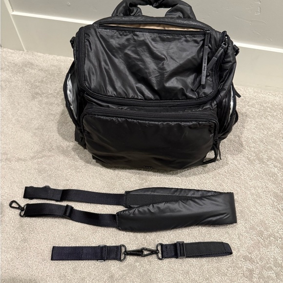 Caraa Baby Bag Medium Black Nylon Diaper Bag AND Changing...